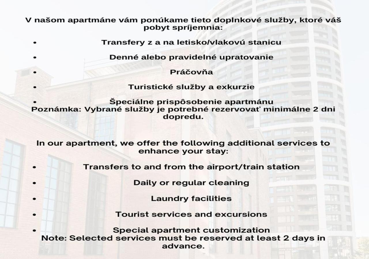 Skau Gajova Family Two Bedroom Apartment With A Terrace Free Parking Bratislava Exteriör bild